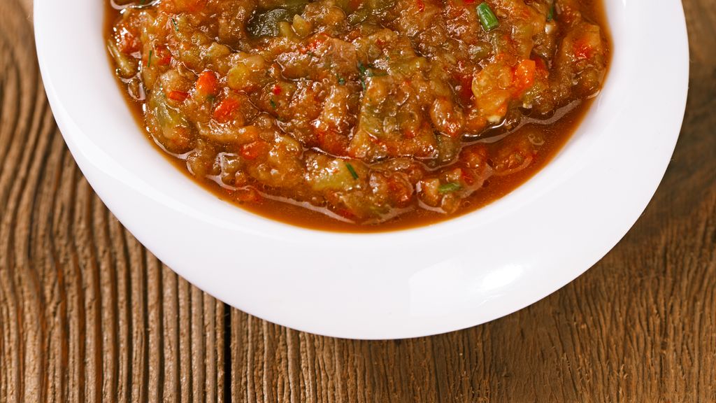 Caviar d'aubergines et tomates