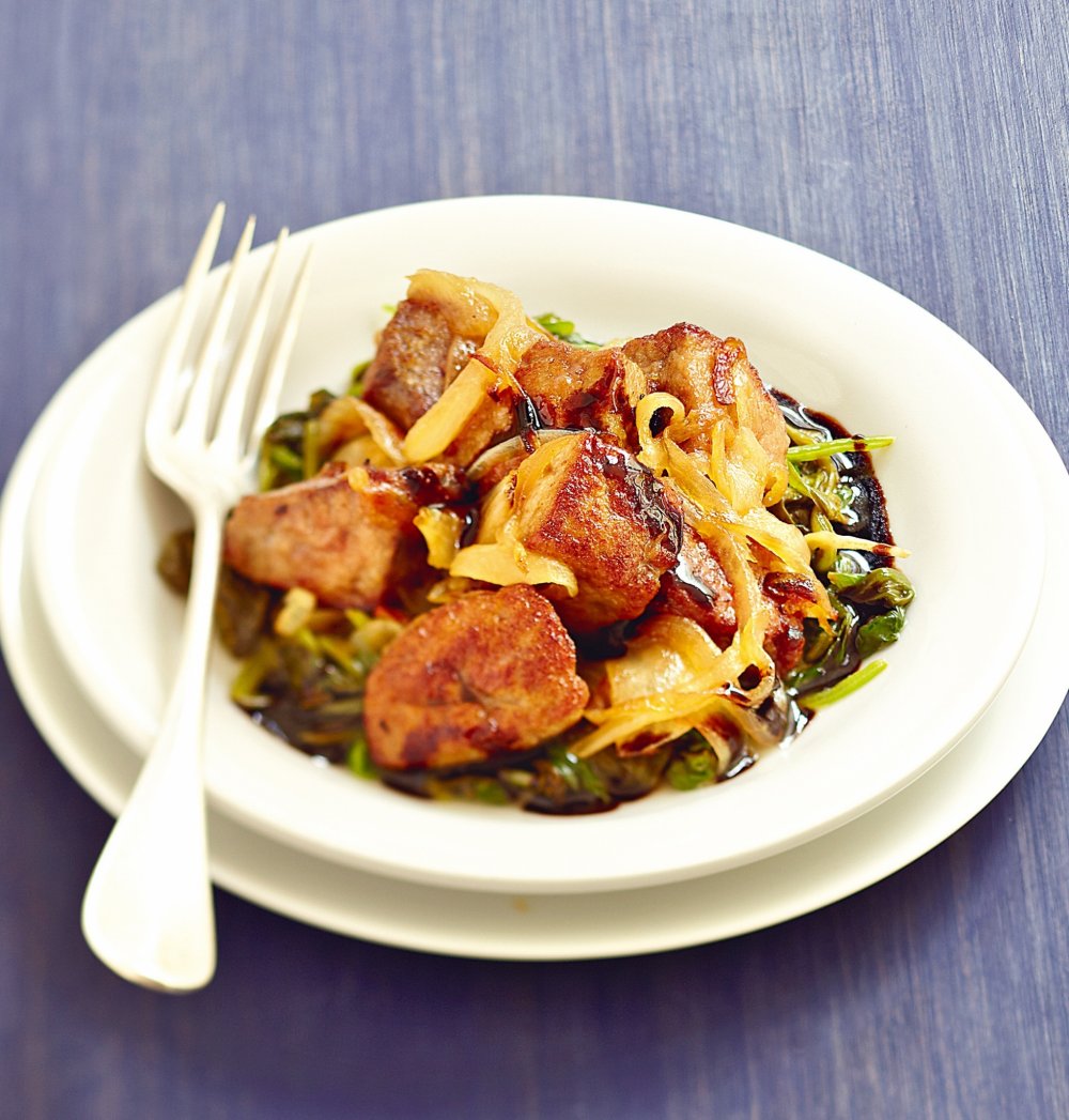 FOIE DE VEAU A L'ITALIENNE