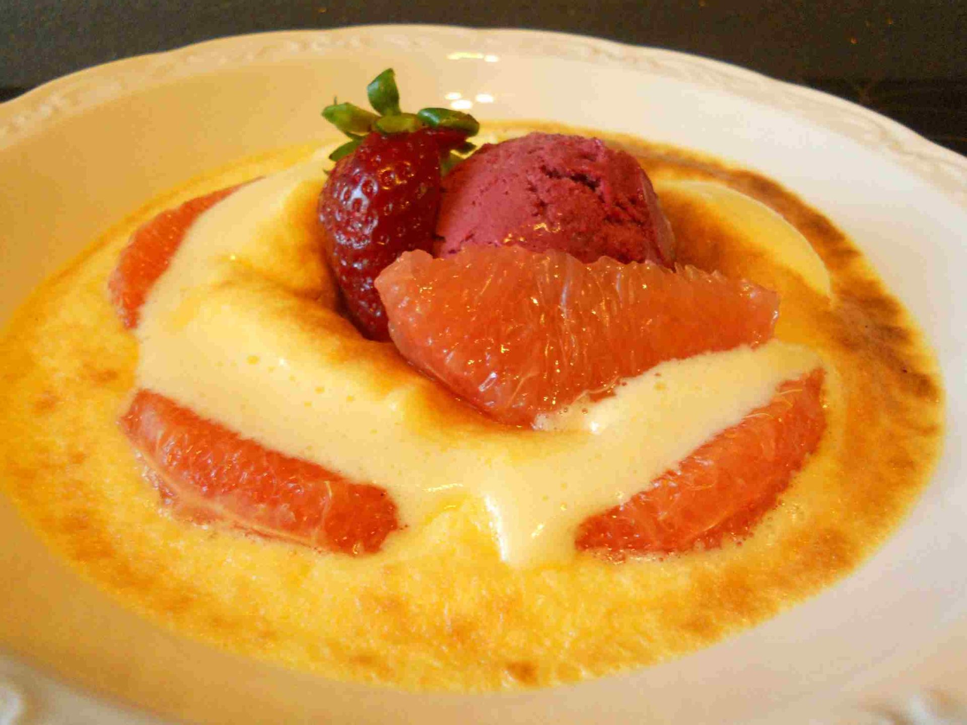 Gratin de pamplemousse
