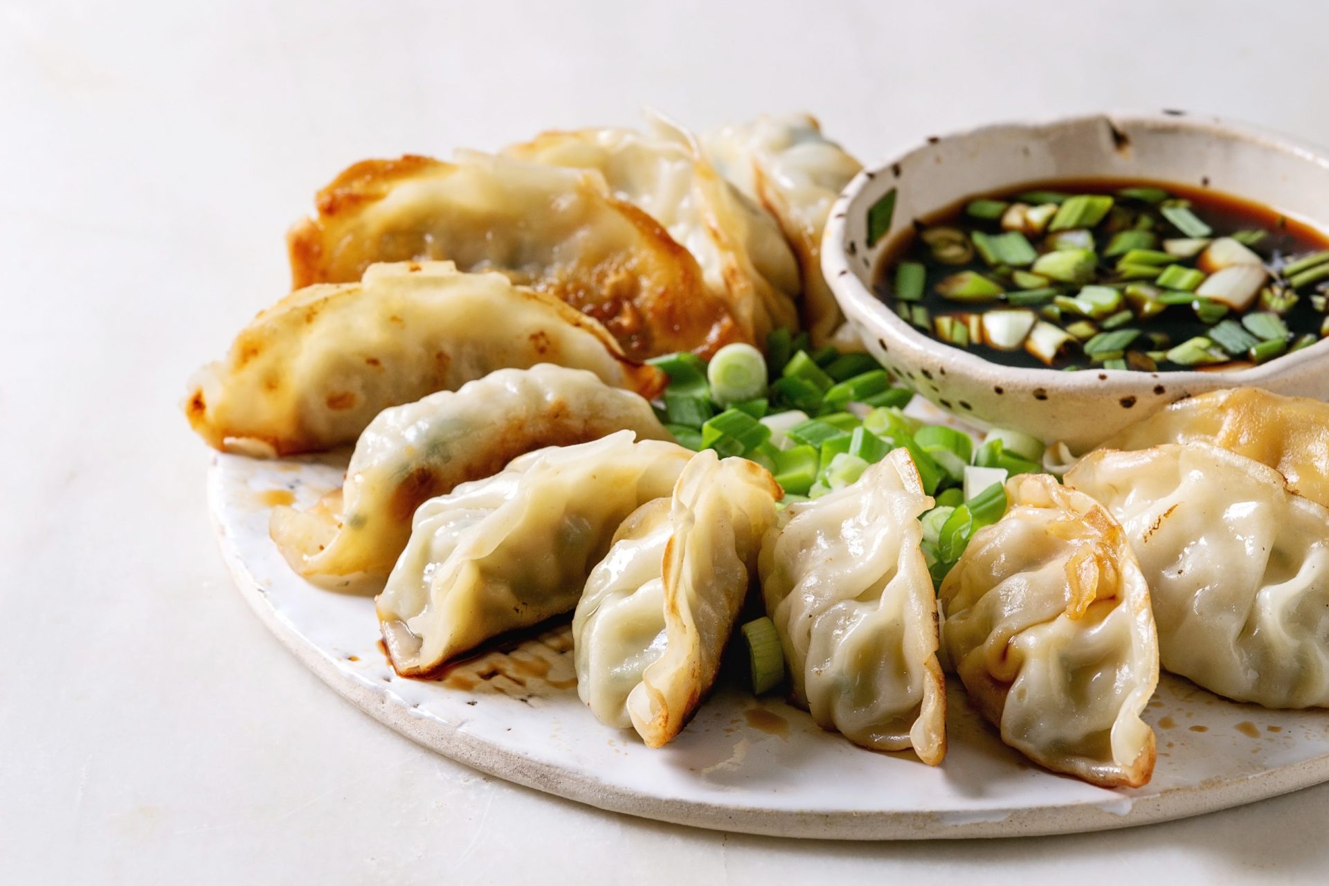 Raviolis japonais au gingembre