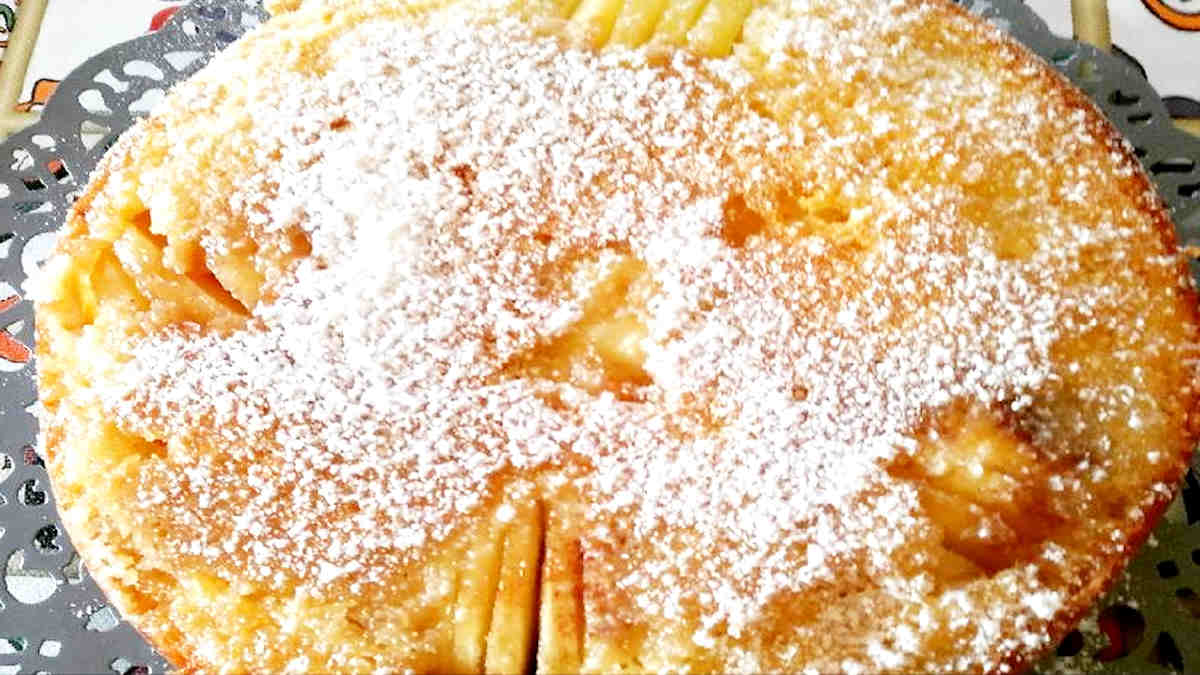 Tarte aux pommes à l'envers
