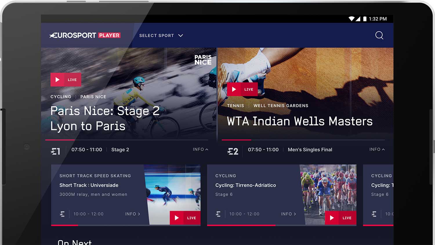 Eurosport Player ou Canalsat Panorama